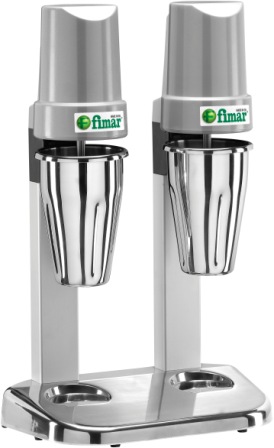 Milk Shaker in Stainless Steel for Shakers With Big Glass 2 Lt BL021  Easyline by Fimar